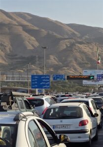 آزادراه شمالی تهران مسدود شد