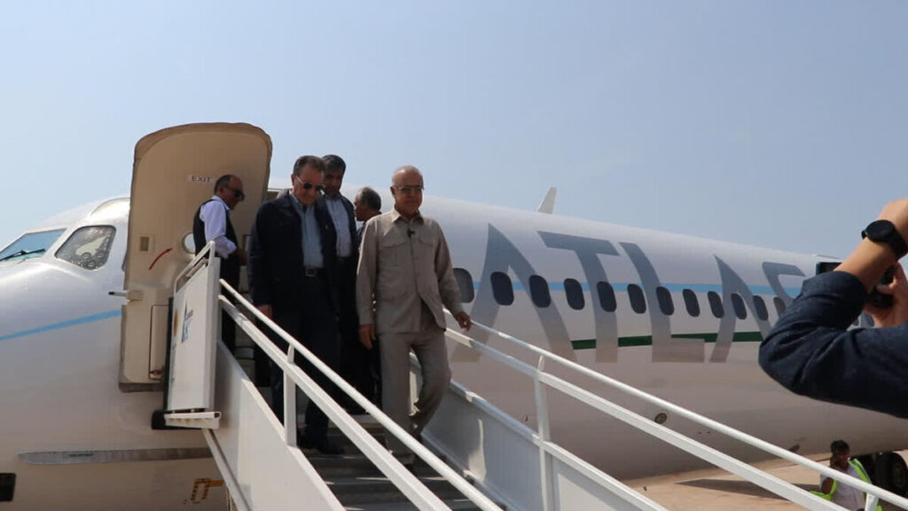 خط جدید پرواز به جزیره بوموسی راه‌اندازی شد