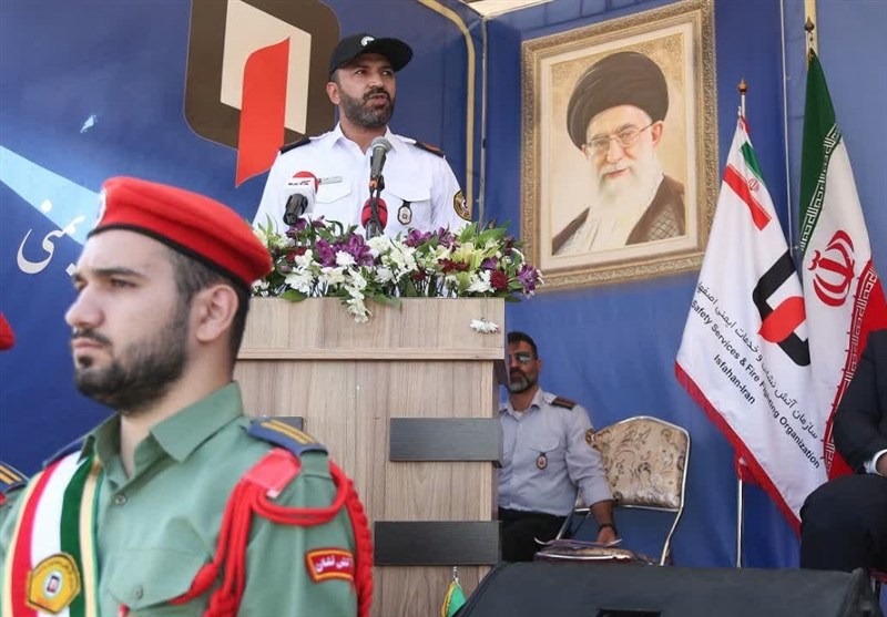 اصفهان میزبان بزرگ‌ترین رژه ناوگان آتش‌نشانی با حضور پهپاد و رباتیک