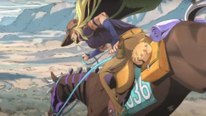 انیمه steel ball run از دنیای jojo