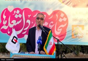 تجلیل از آتش‌نشانان در یاسوج