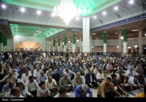 جشن شام میلاد ختم المرسلین و رئیس مذهب شیعه در حرم قم