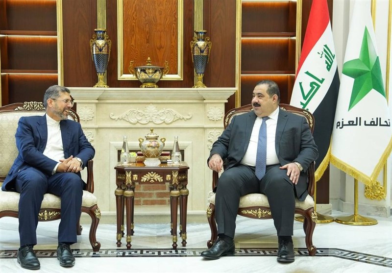 دیدار معاون عراقچی با رئیس ائتلاف العزم عراق