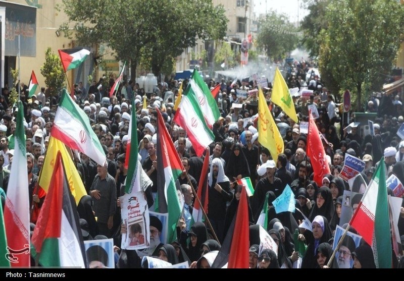 راهپیمایی مردم گورگان در روز جمعه