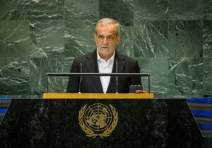 آغاز سخنرانی پزشکیان در مجمع عمومی سازمان ملل
