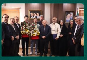 استاندار مازندران با 2 رتبه برتر کنکور دیدار کرد
