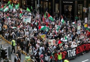 فریاد «حمایت از فلسطین» در قلب اروپا