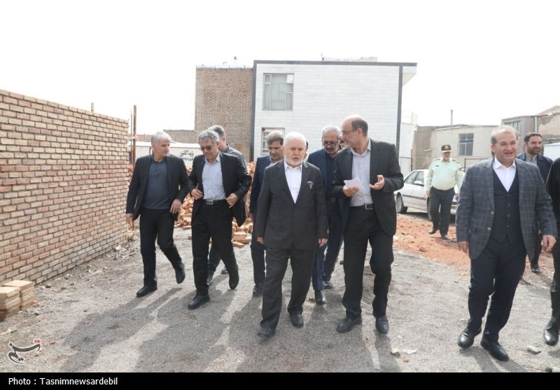 بازدید قائم مقام وزیر و معاون میراث‌فرهنگی کشور از بازار و خانه‌های تاریخی اردبیل
