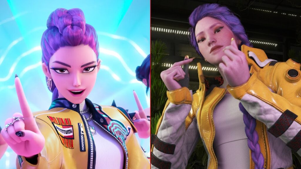 گروه هانتریکس از KPop Demon Hunters به بازی سایبرپانک اضافه شدند - گیمفا