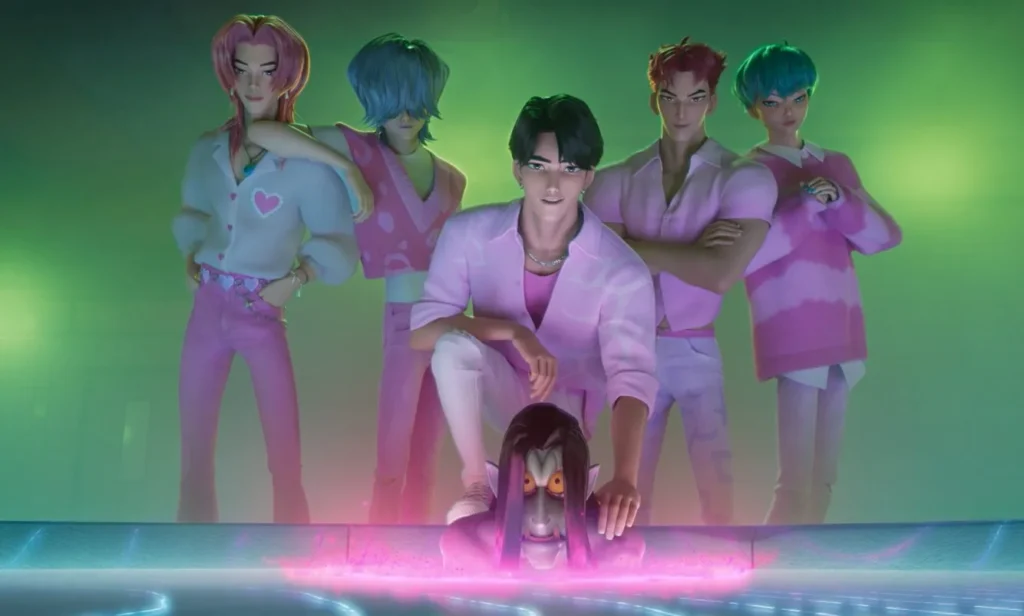 انیمیشن kpop demon hunters