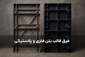 فرق قالب بتن فلزی و پلاستیکی کدام بهتر است؟