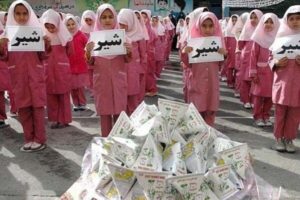 توزیع شیر مدارس تا ۲ هفته آینده