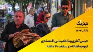 زندان آماری و عدم اطمینان اقتصادی؛ تورم ماهانه در 40 ماه