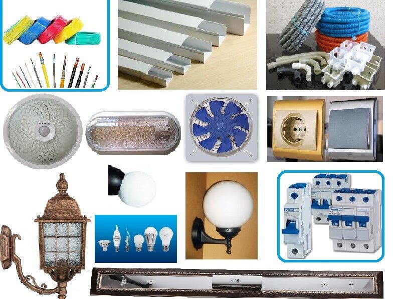 قیمت لوازم برقی ساختمان در ۸ آبان ۱۴۰۴