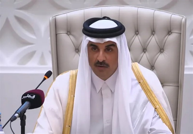 امیر قطر با ترامپ در پایگاه العدید درباره اوضاع غزه و فلسطین گفت و گو کرد