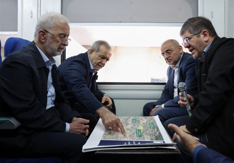 بازدید رئیسجمهور از خطوط ریلی و ایستگاههای حومهای تهران