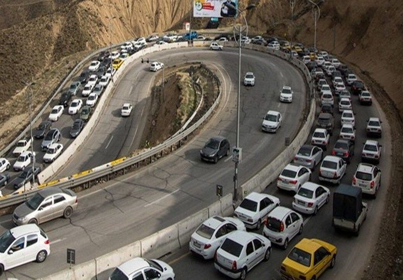 تردد یکطرفه در جادههای هراز و چالوس