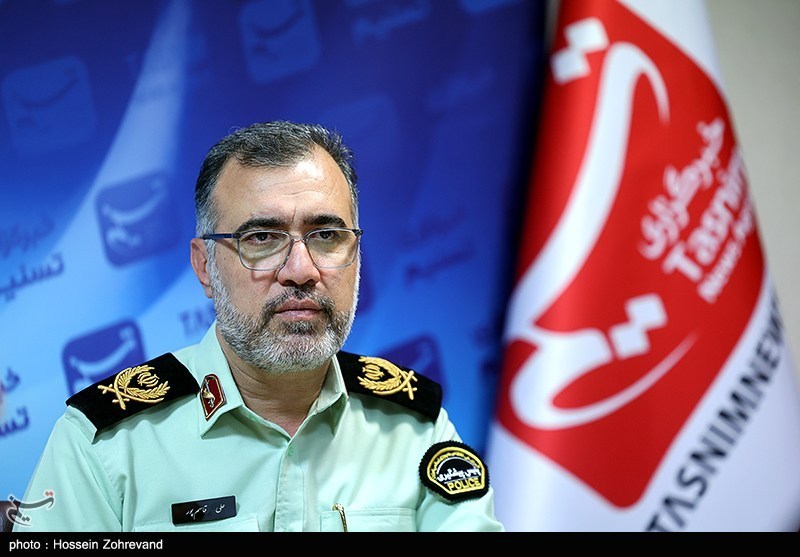 حضور سردار علی قاسمپور، رئیس پلیس پیشگیری تهران بزرگ در خبرگزاری تسنیم
