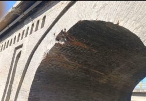 بخشی از طاق پل محمدحسن خان فرو ریخت