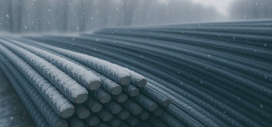 قیمت میلگرد در آستانه فصل سرما؛ تقاضا کم اما قیمت‌ها مقاوم