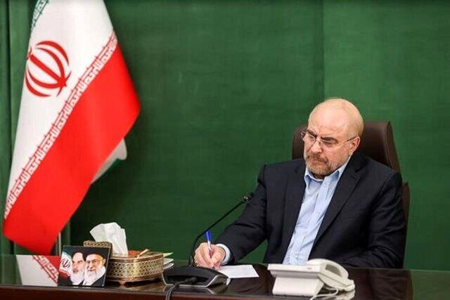 قالیباف قانون همکاری ریلی بین ایران و ترکیه را به دولت ابلاغ کرد