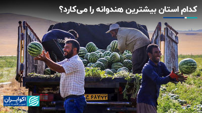 بیشترین هندوانه در کدام استان است؟