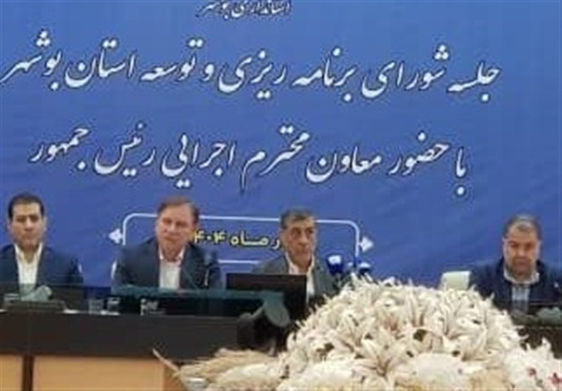 اجرای 30 حکم سفر رئیس جمهور به استان بوشهر