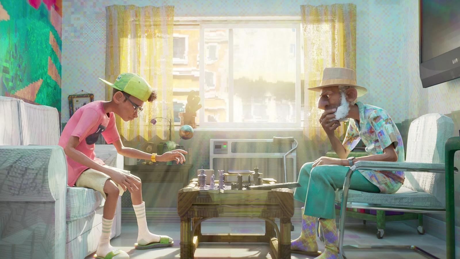 انیمیشن کوتاه wednesday with gramps