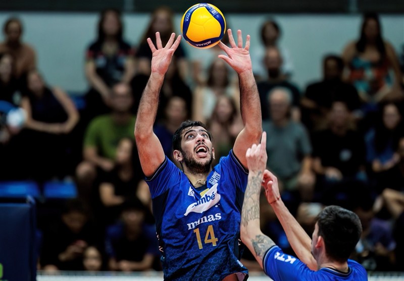 اولین پیروزی یاران کریمی در لیگ والیبال برزیل