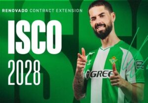 ایسکو تا سال 2018 با رئال بتیس تمدید کرد