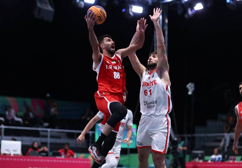 بازی های بسکتبال سه نفره مردان کشورهای اسلامی با شکست ترکیه آغاز شد