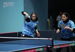 بازی های کشورهای اسلامی تیم تنیس روی میز دو نفره بانوان به فینال راه یافت