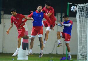 برگزاری آخرین تمرین تیم ملی قبل از بازی با کیپ ورد با حضور 24 بازیکن/عمری زیر نظر فیزیوتراپیست