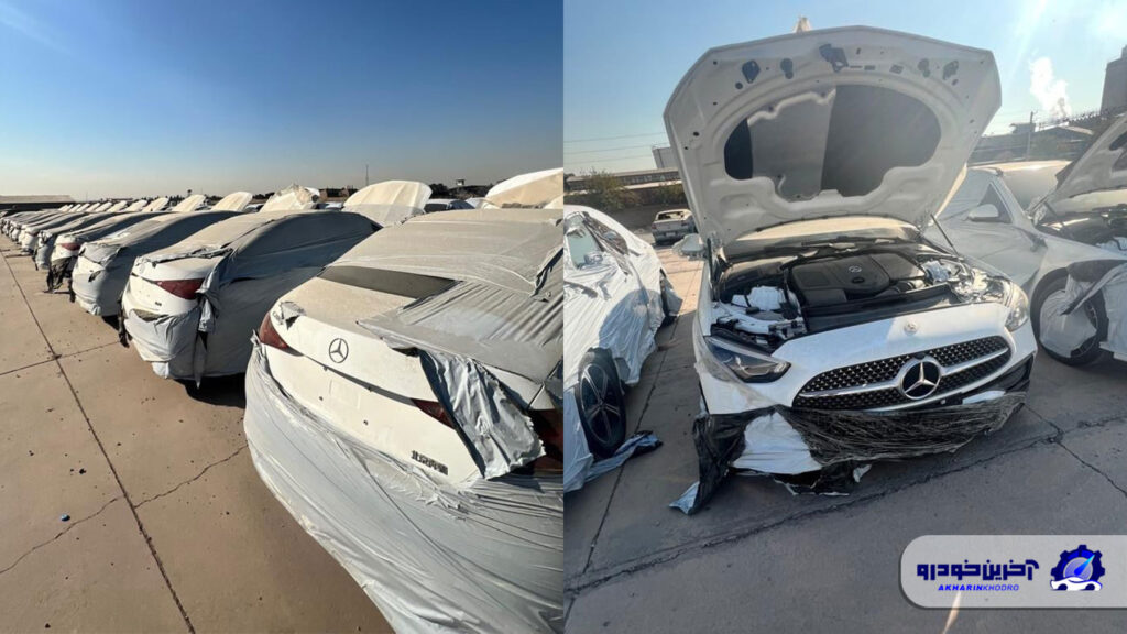 بزرگترین محموله بنز های وارداتی به ایران رسید