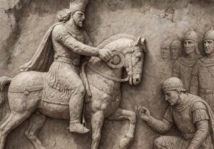 مجسمه «زانوزنندگان برابر ایران» در میدان انقلاب رونمایی شد