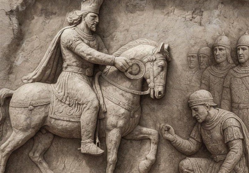 مجسمه «زانو‌زنندگان برابر ایران» در میدان انقلاب رونمایی شد