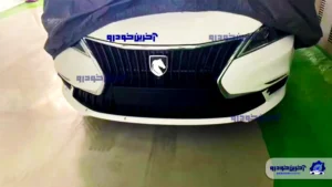 تولید اولین نمونه های محصول جدید ایران خودرو با لگوی جدید