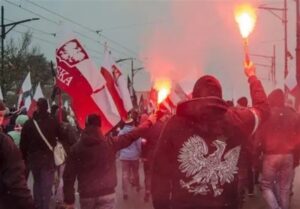 جشن استقلال لهستان با شعارهای ضد اتحادیه اروپا