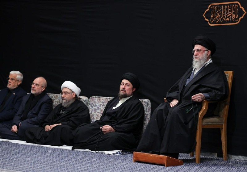 مراسم شام شهادت حضرت زهرا (س) با حضور رهبر انقلاب برگزار شد.