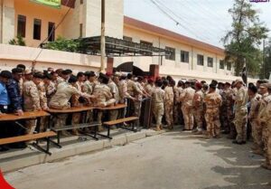 مشارکت بالای نیروهای مسلح عراق در رایگیری ویژه انتخابات پارلمانی