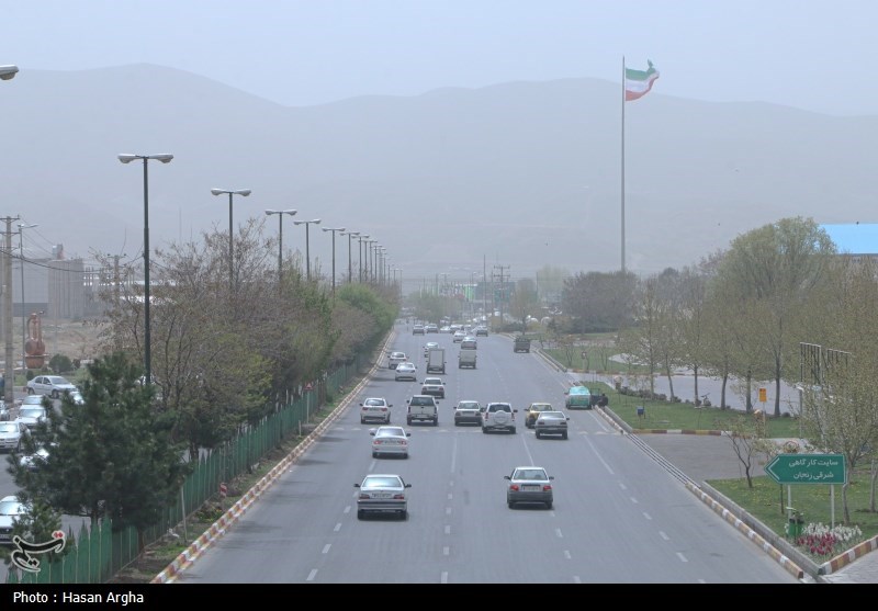 هوای کرمانشاه برای گروه های حساس در وضعیت ناسالم قرار داشت