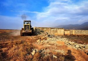 پایان ساخت و سازهای غیرمجاز در قاسم آباد شهرستان ری