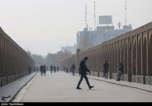 پایداری هوا و انباشت آلاینده‌ها در اصفهان تا پایان هفته