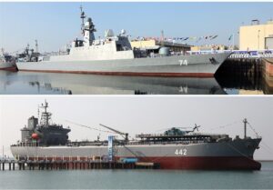 پایگاه شناور «کردستان» و ناوشکن «سهند» به نیروی دریایی ارتش پیوستند