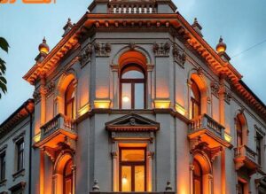 پروژکتور LED برای نورپردازی نما ساختمان