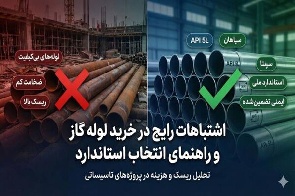 اشتباهات رایج در خرید لوله گاز و راهنمای انتخاب استاندارد