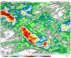 - موج بارشی گسترده در راه ایران