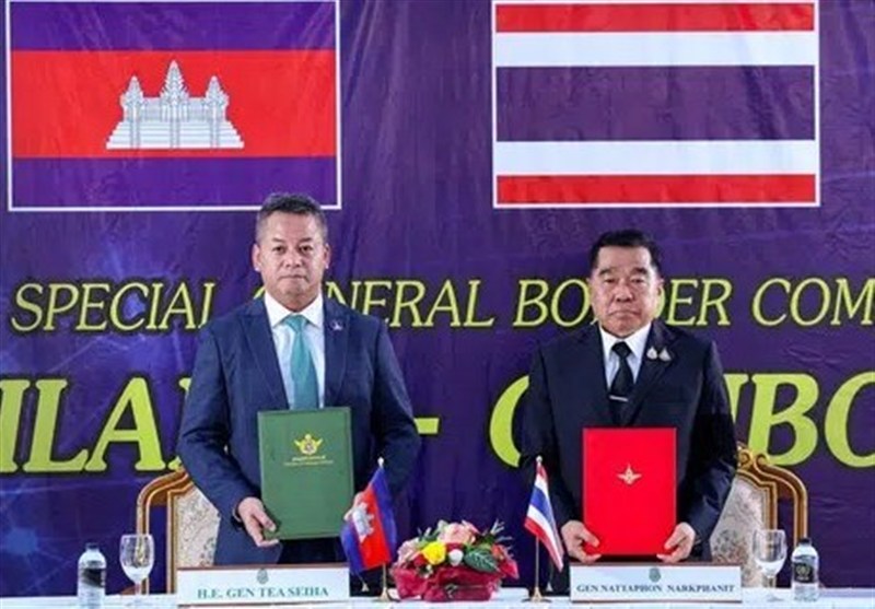 تایلند و کامبوج بر سر آتش بس فوری در مرز مشترک توافق کردند