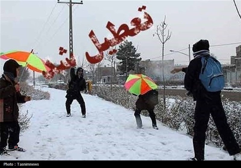 تعطیلی 2 روزه مدارس و دانشگاه های کردستان ادارات دیر شروع می شوند