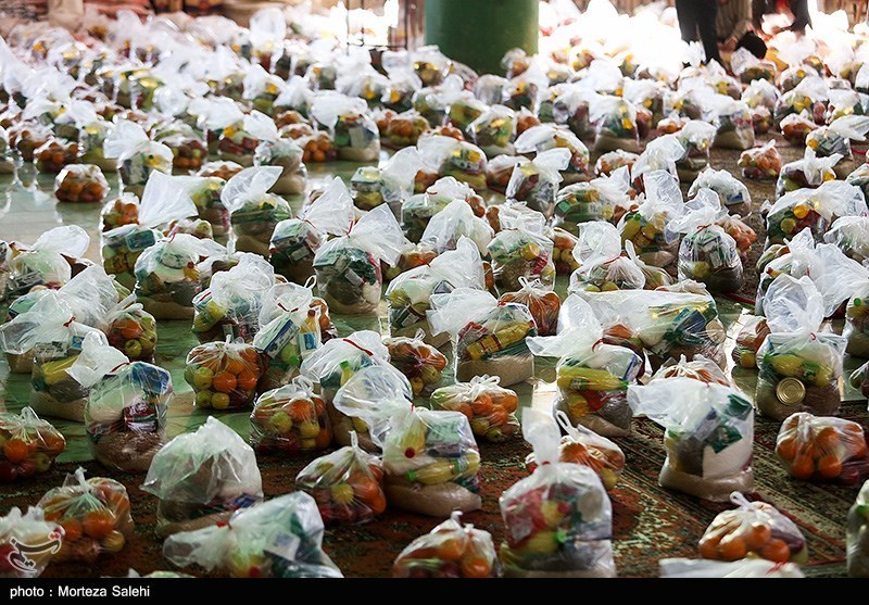 توزیع 1000 بسته معیشتی و 500 بسته تعطیلات بین نیازمندان